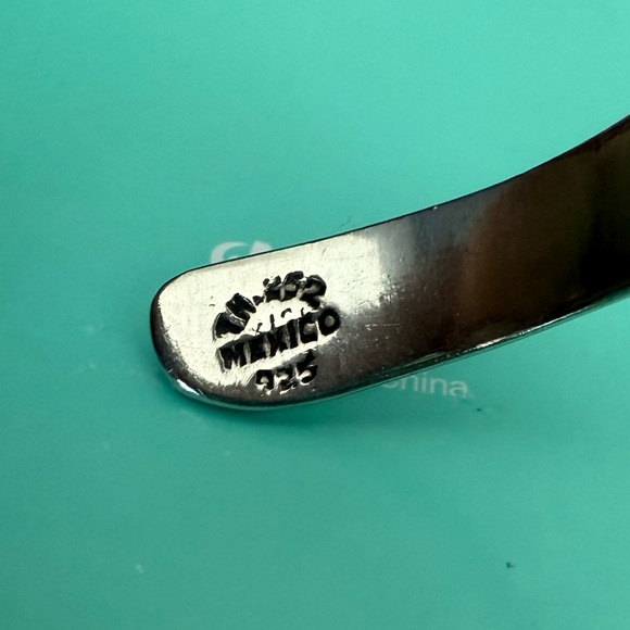 💎925 Silver Bracelet with a Beautiful Orange Gemstone 💎 - Picture 5 of 8